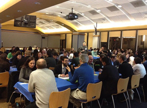 Everyone speed networking in NYC - January, 2014
